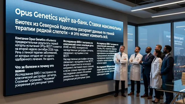 Opus Genetics идёт ва-банк. Ставки максимальны
